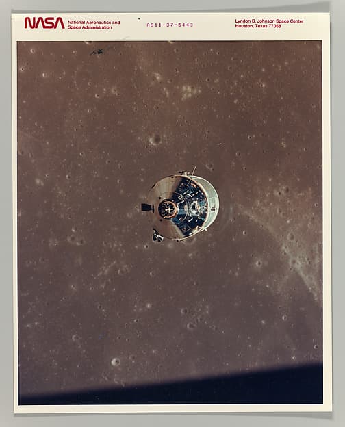 Apollo 11 Command and Service Modules Photographed from the Lunar Module in Orbit, by National Aeronautics and Space Administration (NASA)
