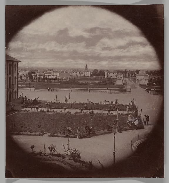Asile impériale de Vincennes, vue de Charenton, by Charles Nègre