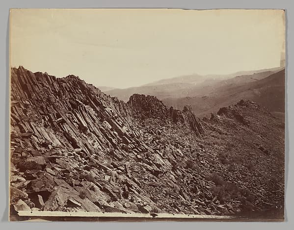 Volcanic Ridge, Trinity Mountains, Nevada, by Timothy H. O'Sullivan