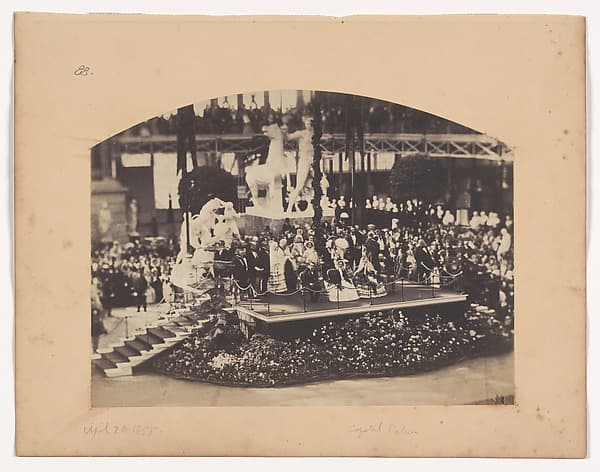 The Visit of the Emperor and Empress to the Crystal Palace, by Philip Henry Delamotte
