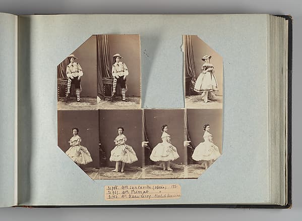 Mlle Sanlaville; Mlle Frimat; Mlle Marie Leroy, by André-Adolphe-Eugène Disdéri