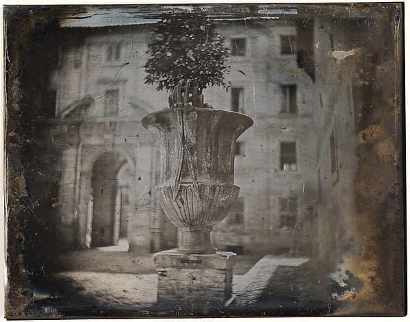 Vase, Santa Cecilia in Trastevere, Rome (61. Rome Sa. Cecilia (vase)), by Joseph-Philibert Girault de Prangey