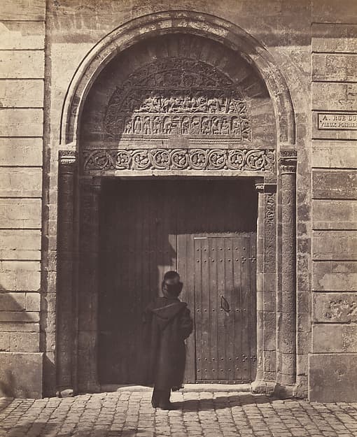 Portal of Saint-Ursin, Bourges, by Bisson Frères