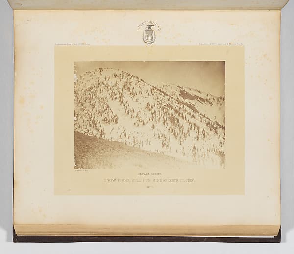 Snow Peaks, Bull Run Mining District, Nevada, by Timothy H. O'Sullivan