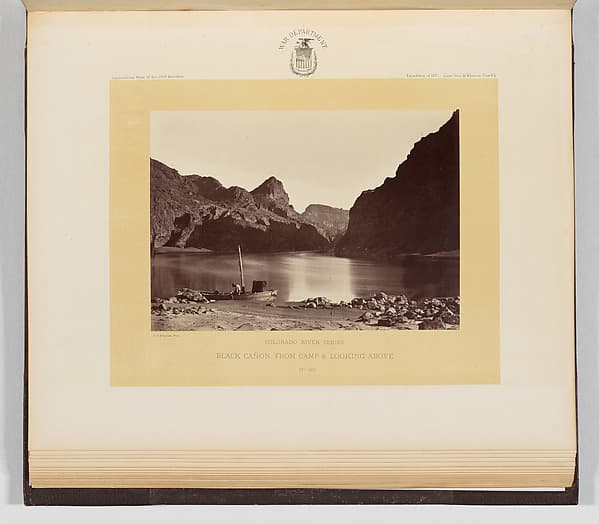 Black Cañon, From Camp 8, Looking Above, by Timothy H. O'Sullivan