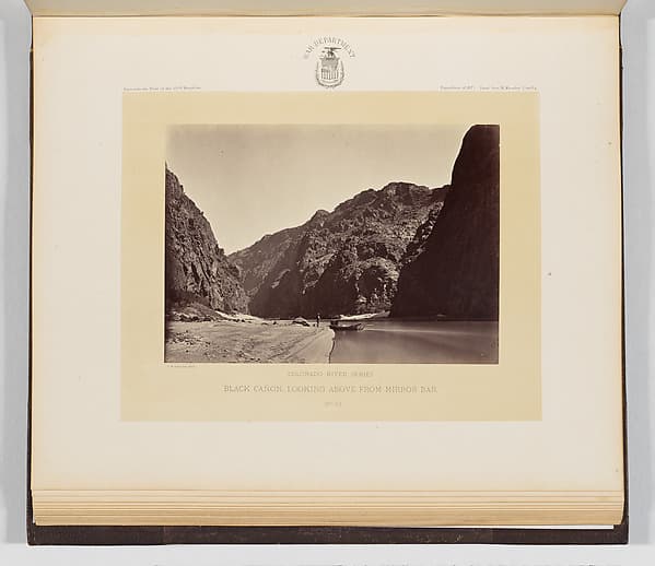 Black Cañon, Looking Above From Mirror Bar, by Timothy H. O'Sullivan