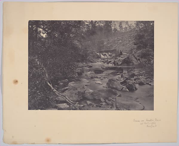 Scene near Arlington Mills, by Andrew Joseph Russell