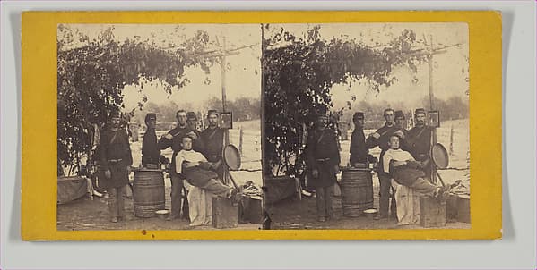 Camp Scenes, Army of the Potomac. The Amateur Barber., by Thomas C. Roche