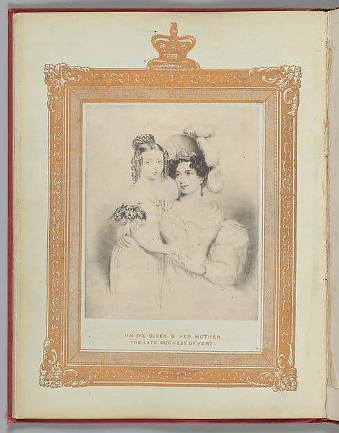 HM The Queen & Her Mother The Late Dutchess of Kent, by William Charles Brown