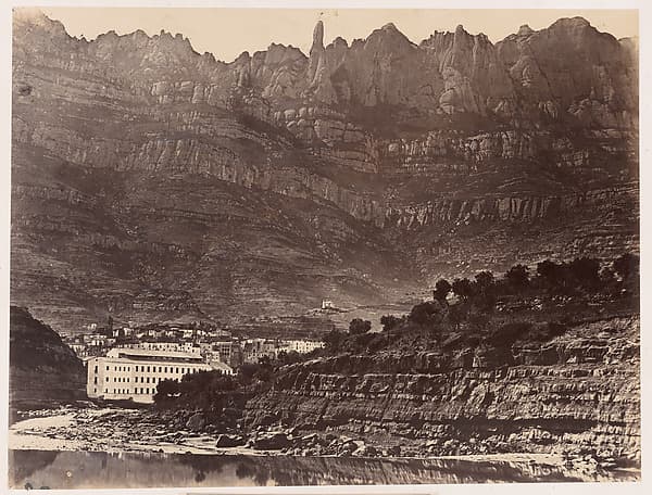 Monserrat, Vista general de la montaña desde Monistrol, by Charles Clifford