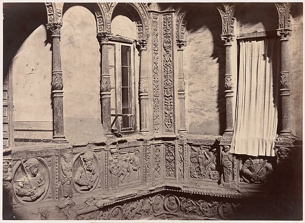 Zaragoza, Patio de la Casa Conocida con el Nombre de los Infantes, by Charles Clifford
