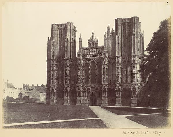 West Front, Wells, by Alfred Capel Cure