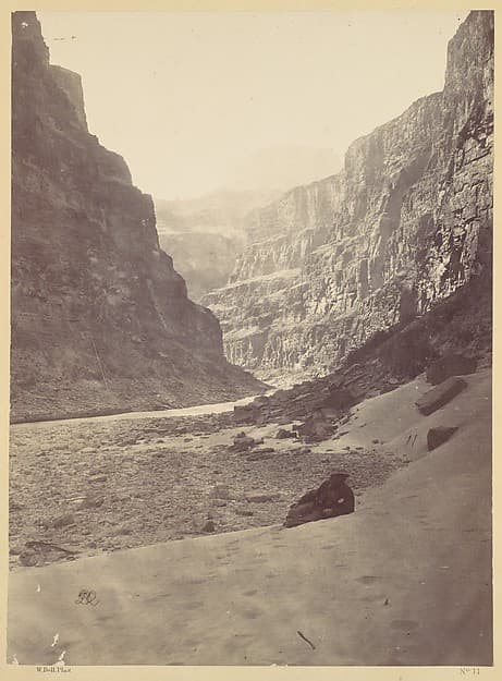 Grand Cañon of the Colorado River, Mouth of Kanab Wash, looking West, by William H. Bell
