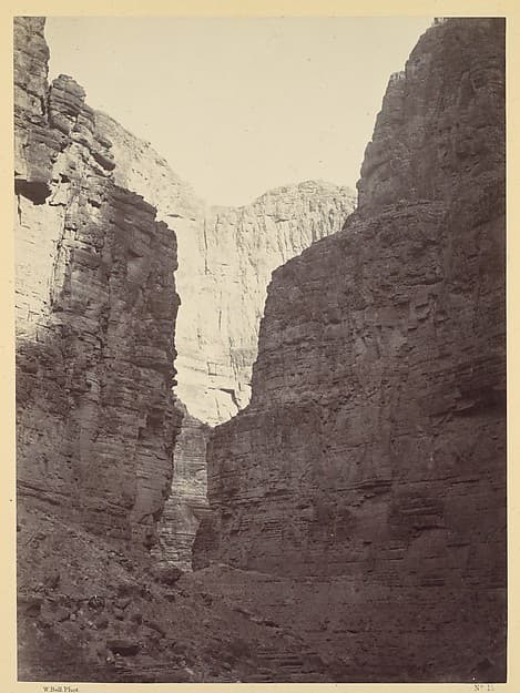 Limestone Walls, Kanab Wash, Colorado River, by William H. Bell