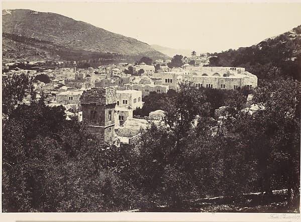 Nablous, The Ancient Shechem, by Francis Frith