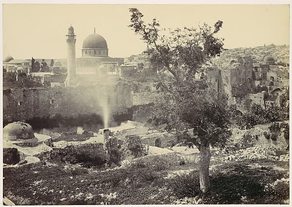 The Mosque of Omar, Jerusalem, by Francis Frith