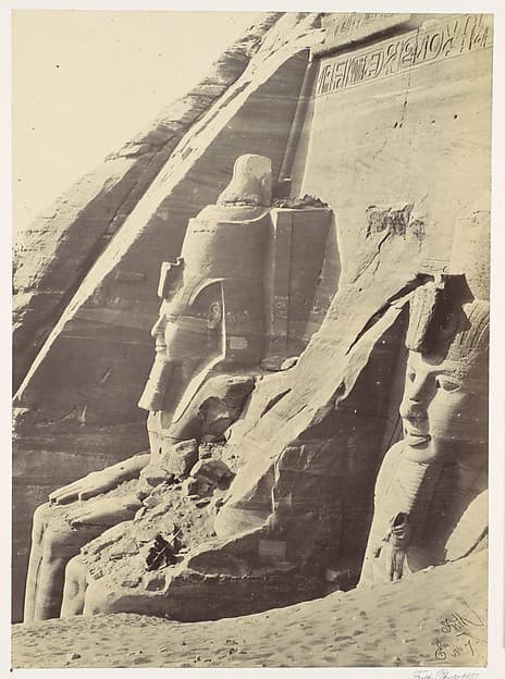 Abou Simbel, Nubia, by Francis Frith