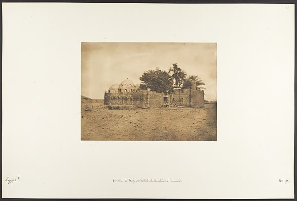 Tombeau de Hadji-Abdallah-el-Marabout, à Herment, by Maxime Du Camp