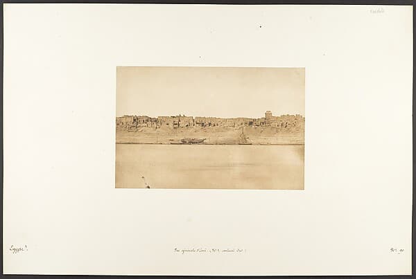 Vue générale d'Esné (No. 1 extrêmité Sud), by Maxime Du Camp