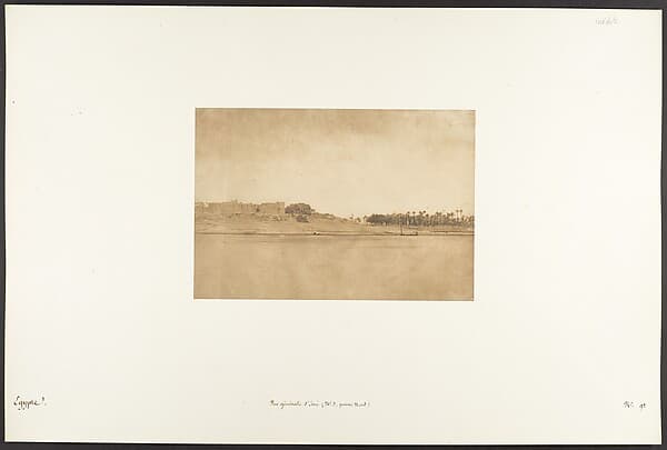 Vue générale d'Esné (No. 3, pointe Nord), by Maxime Du Camp