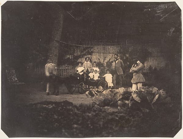 Jardin zoologique de Bruxelles; Les trois jumeaux fils de Mr. Lebens et toute la famille, by Louis-Pierre-Théophile Dubois de Nehaut