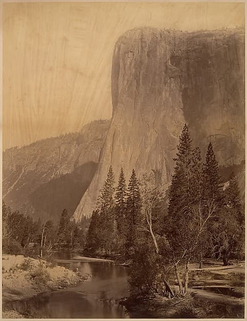 El Capitan, Yosemite, by Carleton E. Watkins
