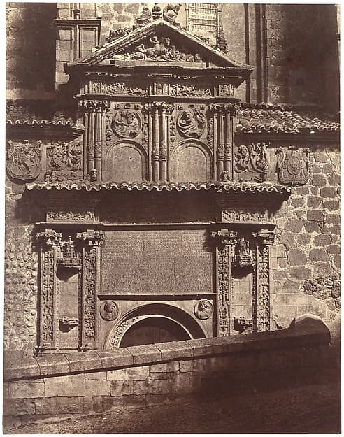 Portal of the Convent of Sancti Spiritu, Salamanca, by Charles Clifford