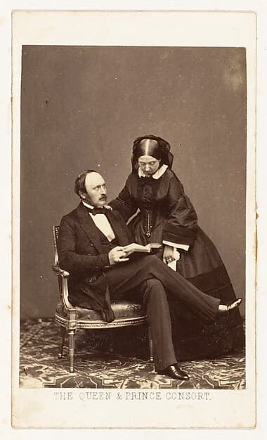 The Queen and Prince Consort, by John Jabez Edwin Mayall