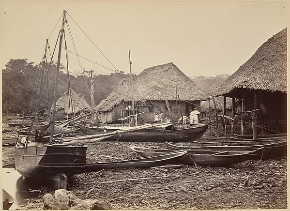Tropical Scenery, Landing, Chipigana, by John Moran