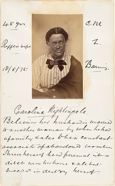 Caroline Nightingale, by Unknown