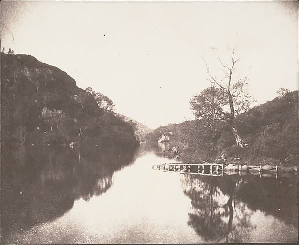 Loch Katrine Pier, Scene of the Lady of the Lake, by William Henry Fox Talbot