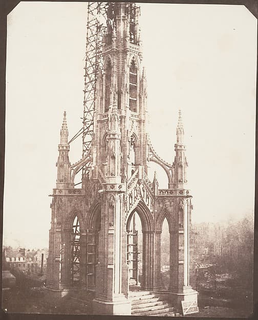 Scott Monument before Completion, Edinburgh, by William Henry Fox Talbot