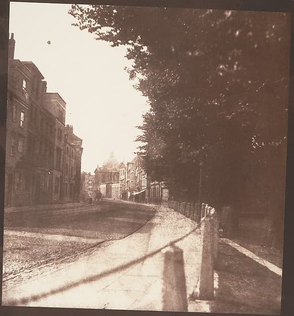 Oxford High Street, by William Henry Fox Talbot