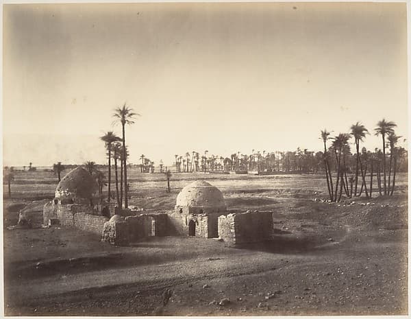 Vue de la Plaine de Thèbes prise du temple de Karnac, by Gustave Le Gray