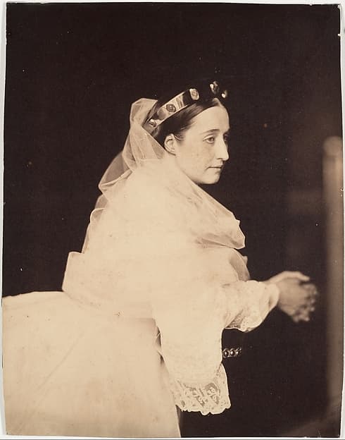 L'impératrice Eugénie en prière, by Gustave Le Gray