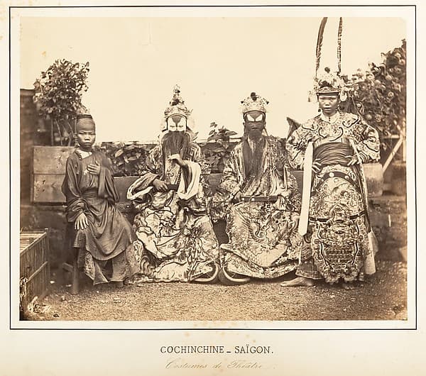 Costumes de Théâtre, Saïgon, Cochinchine, by Emile Gsell