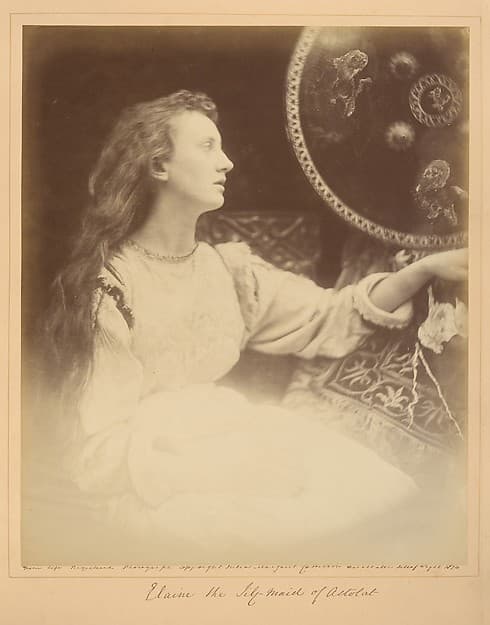 Elaine the Lily - Maid of Astolat, by Julia Margaret Cameron