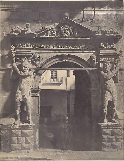 Zaragoza: Porta de los Gigantes, by Charles Clifford