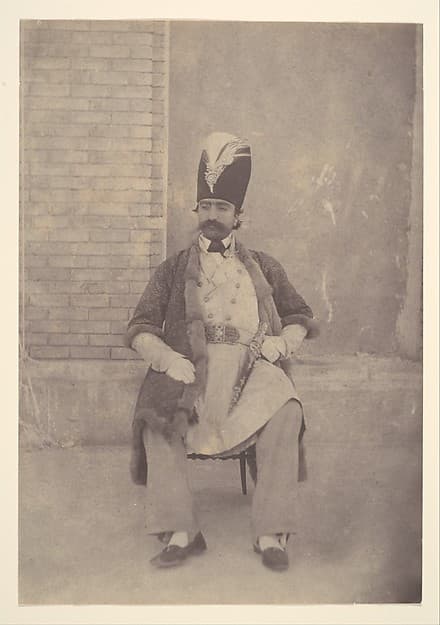 Naser al-Din Shah, by Luigi Pesce