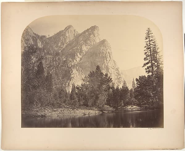 Pompomasos (Leaping Frogs), Three Brothers, by Carleton E. Watkins