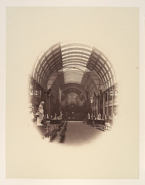 View in Central Hall, Art Treasures Exhibition, Manchester, by Philip Henry Delamotte