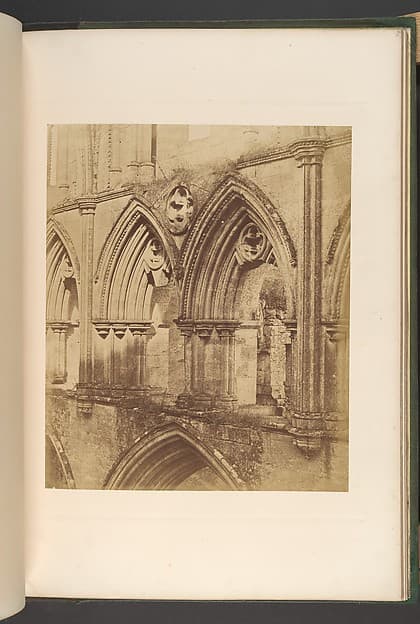 Rivaulx Abbey. The Triforium Arches, by Joseph Cundall