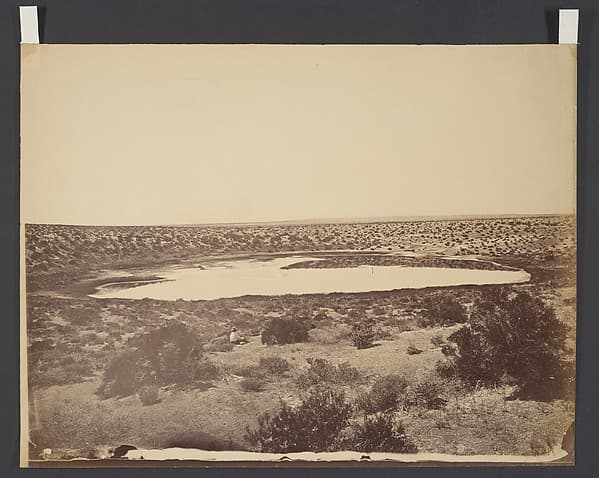 Desert Lake, near Ragtown, Nevada, by Timothy H. O'Sullivan