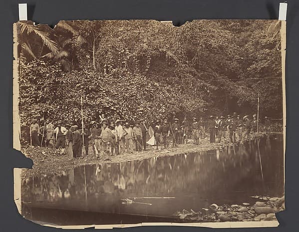Return of Commander Selfridge and his Reconnaissance Party from an Expedition in the Interior of Darien, by Timothy H. O'Sullivan
