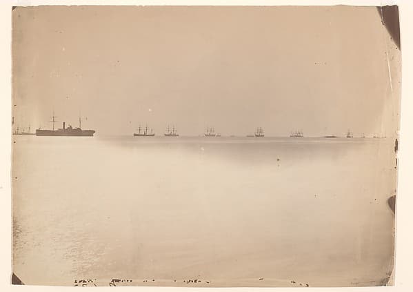 Naval Blockade, by Alexander Gardner