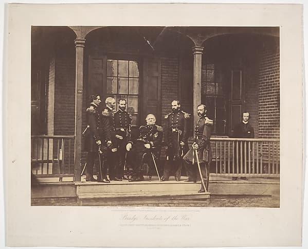 Lieutenent General Scott, General-in-Chief U.S. Army, & Staff, by Mathew B. Brady