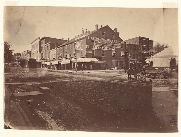Gardner's Gallery, 7th and D Streets, Washington, D.C., by Alexander Gardner