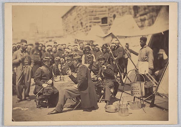 Duryea Zouaves, Fort Schuyler Adjuant Mess, by Stacy