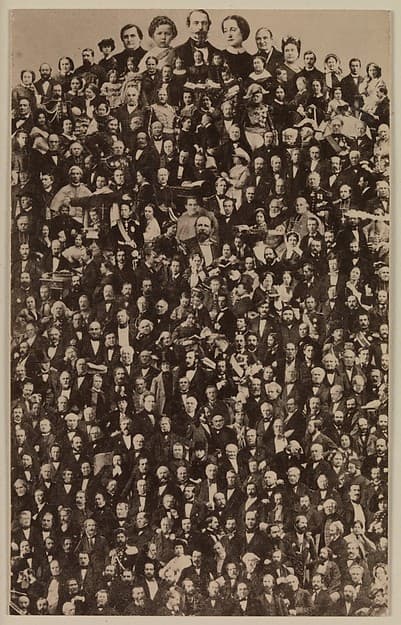 The Imperial Court of Napoleon III, by André-Adolphe-Eugène Disdéri