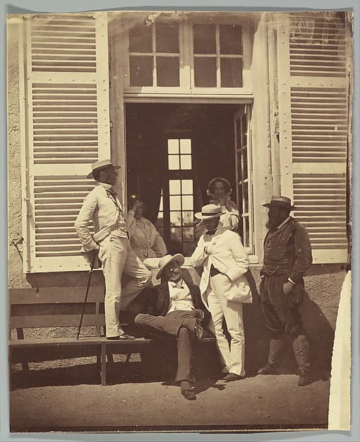 Quelques familiers de Louis Robert, by Olympe Aguado de las Marismas